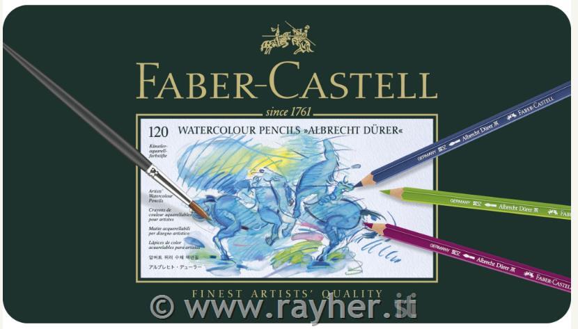Akvarelne barvice A.Dürer set 120