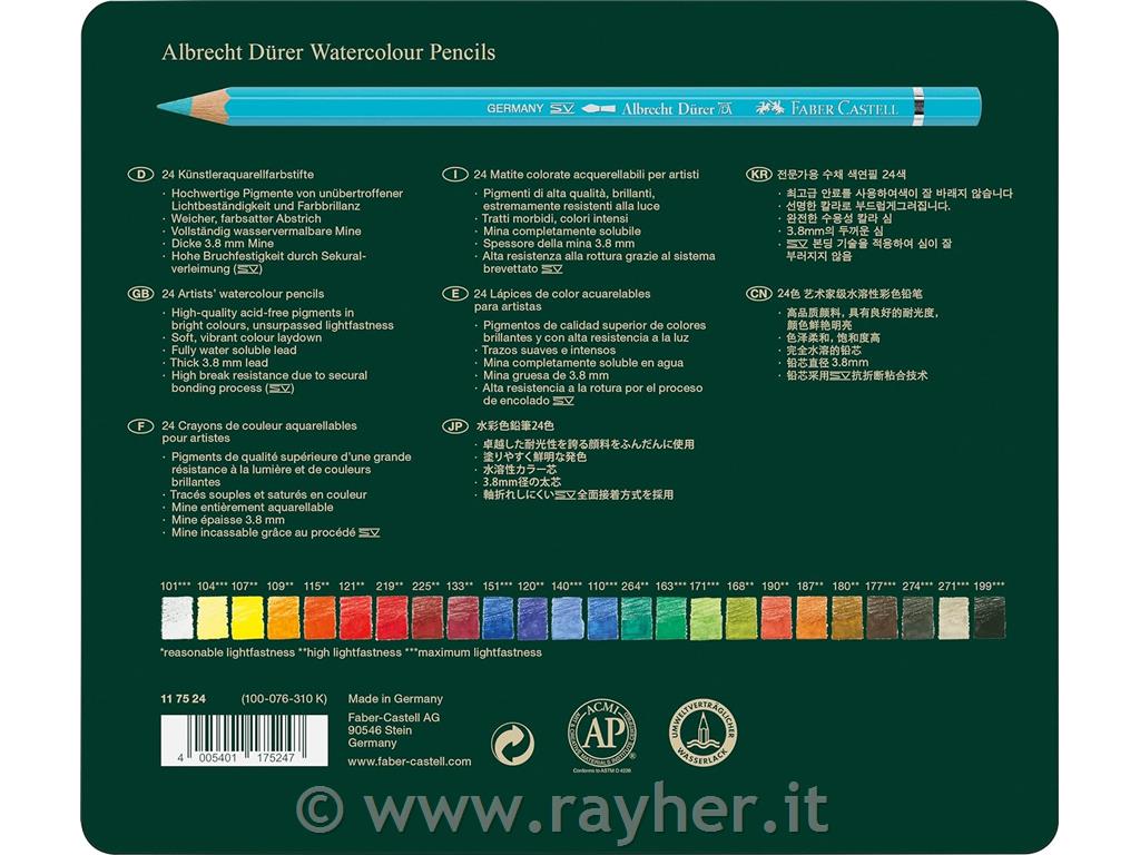 Watercolour Pencils A.Dürer set 24