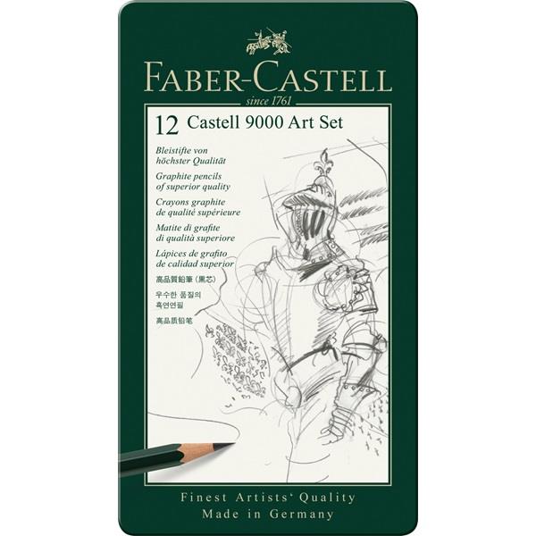 Matite Castell 9000 Art 8B-2Hset 12