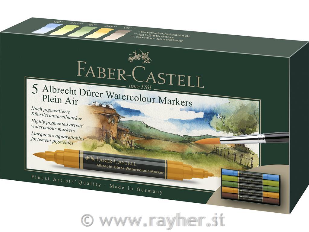 Marker Acquerellabili per artisti set 5Plain Art