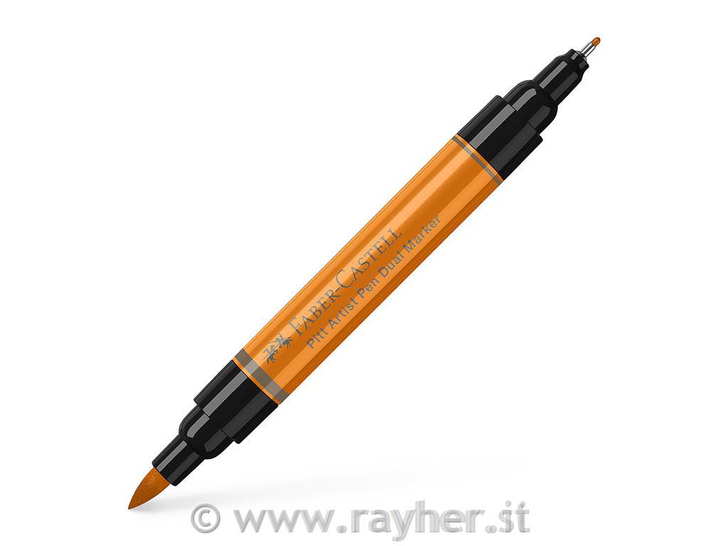 PITT Artist Pen Dual Marker 113; Orange Glaze