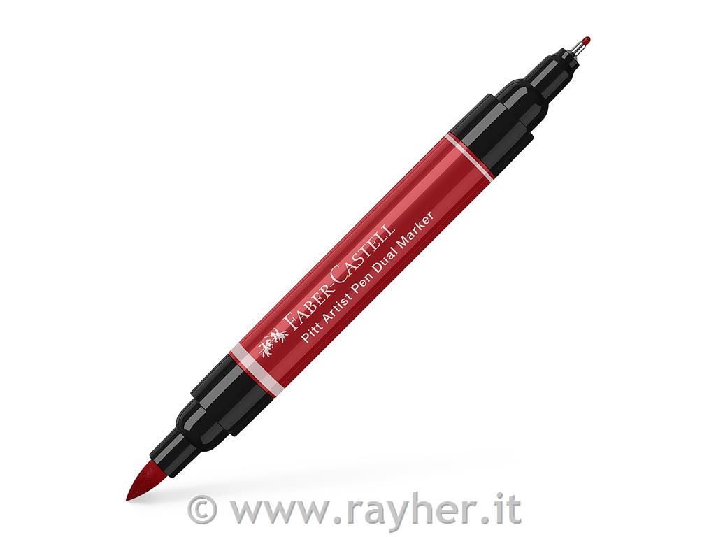 PITT Artist Pen Dual Marker 119; Deep Scarlet Red
