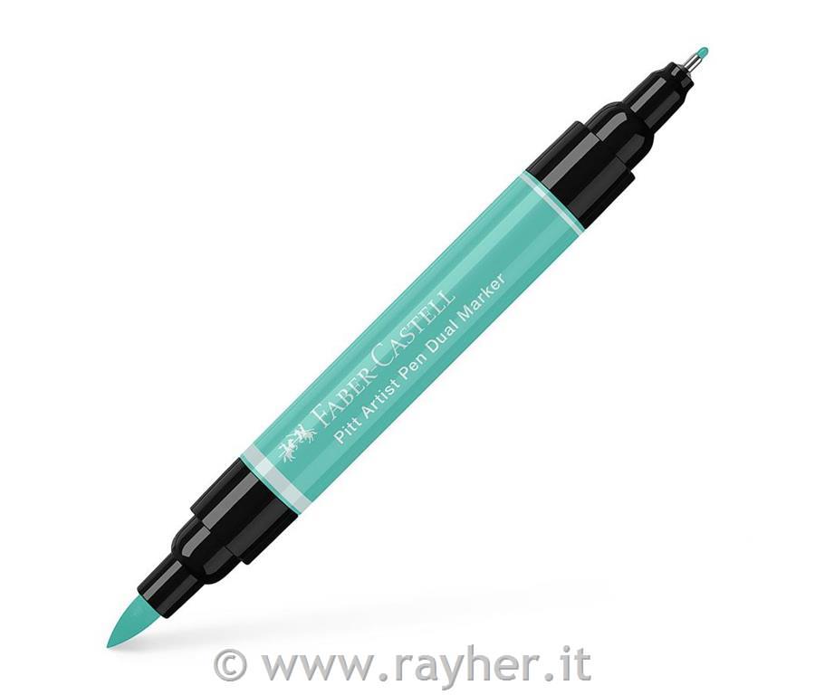 PITT Artist Pen Dual Marker 161; Phtalo Green