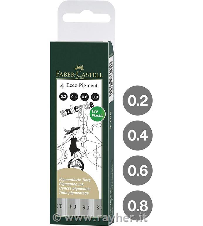 Ecco Pigment pennarelli, set 4