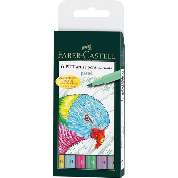 PITT artist pen B Pastel set 6