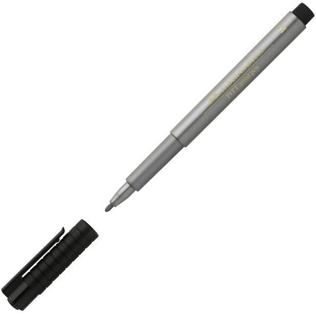 Penna Pitt Artist Pen 1,5 argento