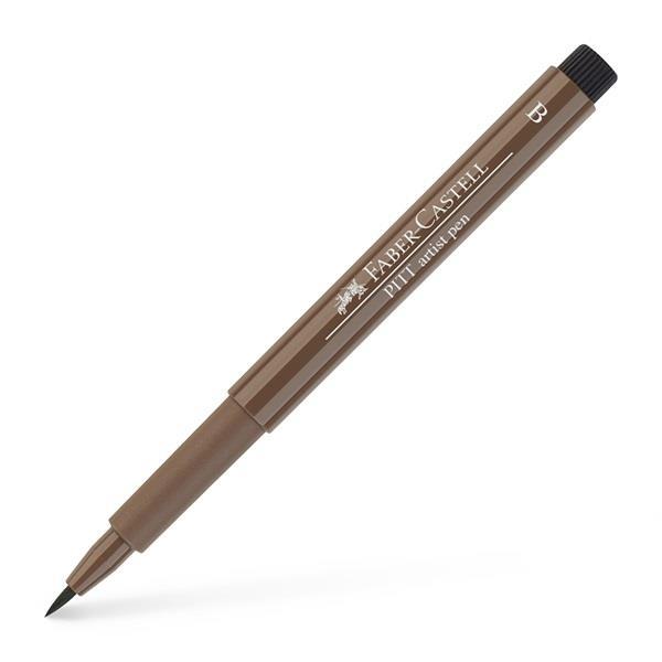 PITT artist pen B 177 walnut brown