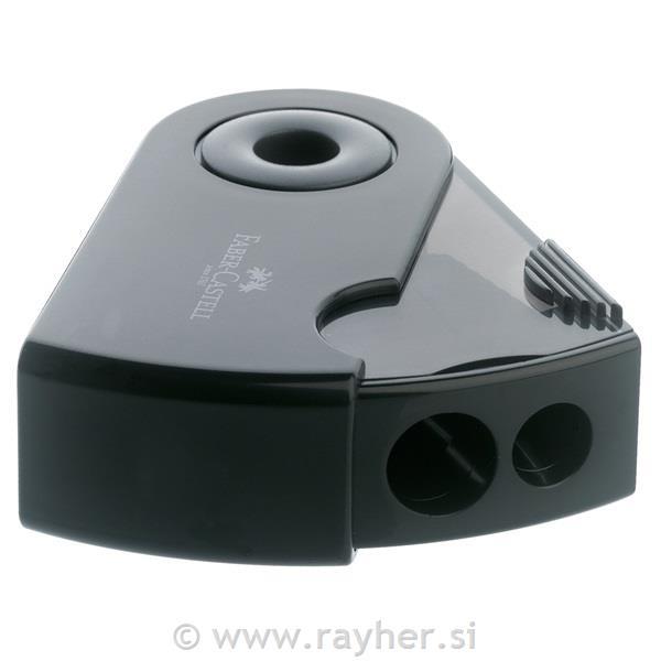 Temperino doppio FC nero