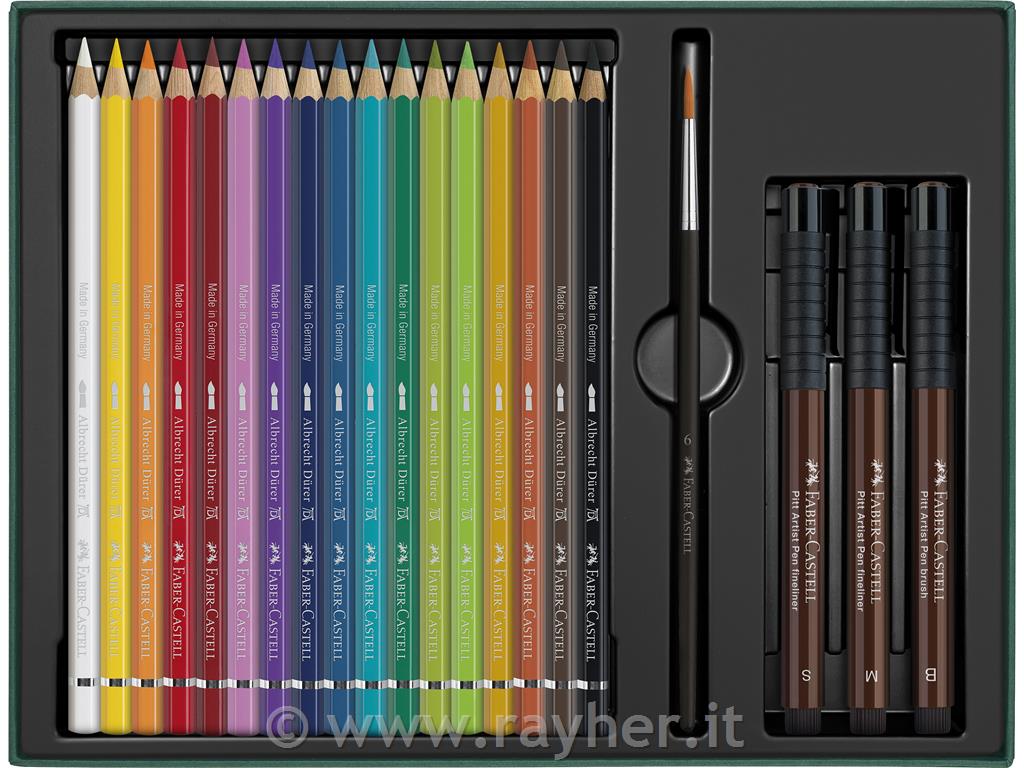 Faber Castell A.Dürer set 17+3 Pitt Pen
