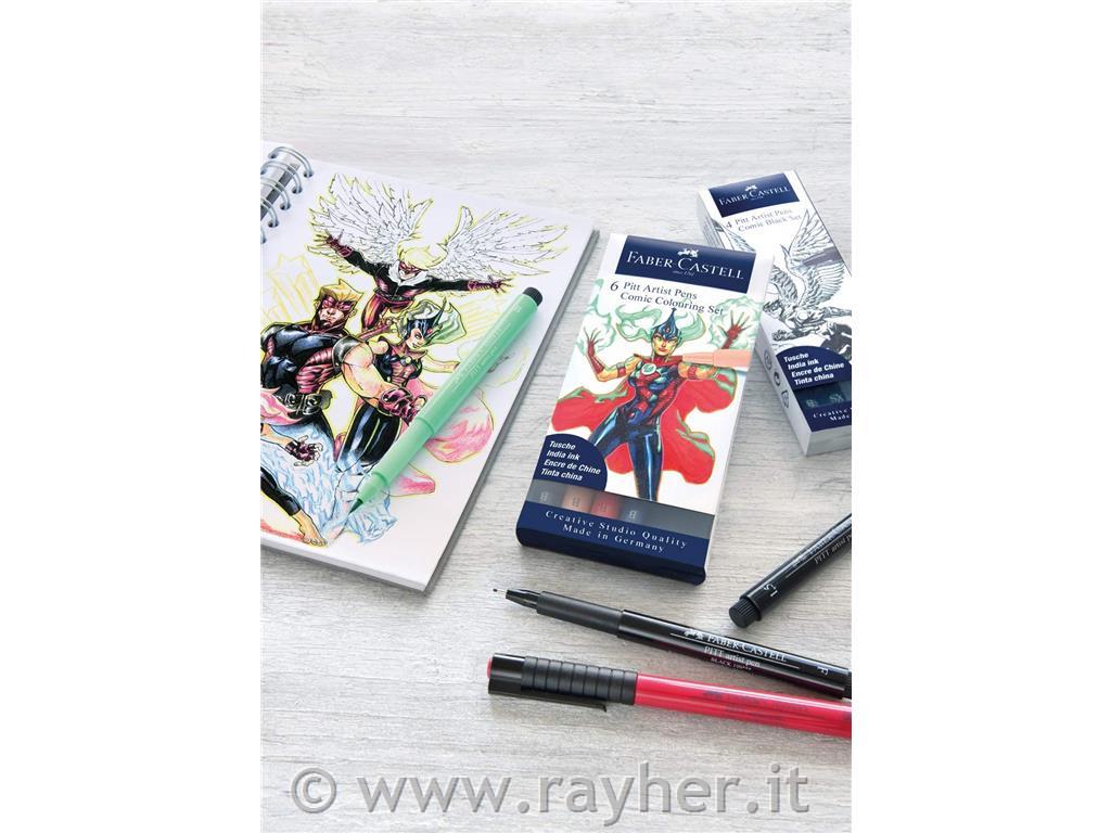 PITT Artist pen B Comic set 6