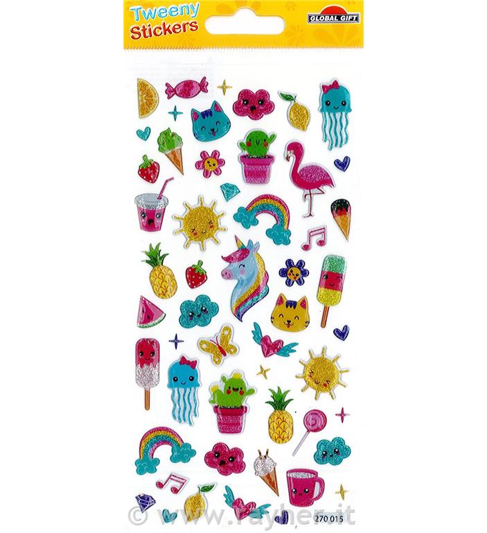 ADESIVI TWEENY 9X17.5CM 270015