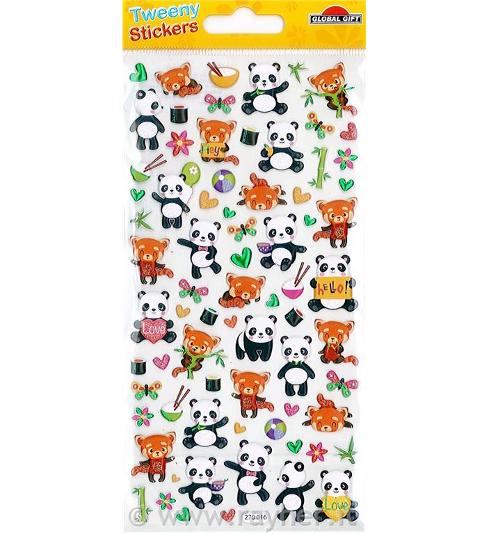 NALEPKE TWEENY 9X17.5CM 270016, PANDICE