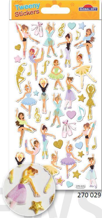 Nalepke Tweeny 9 x 17.5 cm 270029, Plesalke