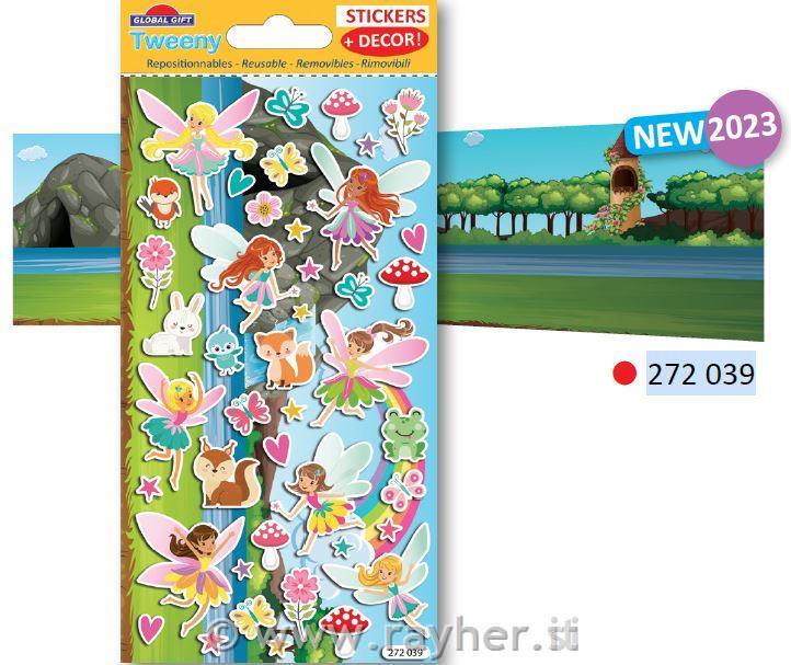 Nalepke Tweeny 9 x 17.5 cm 270039, Pravljice