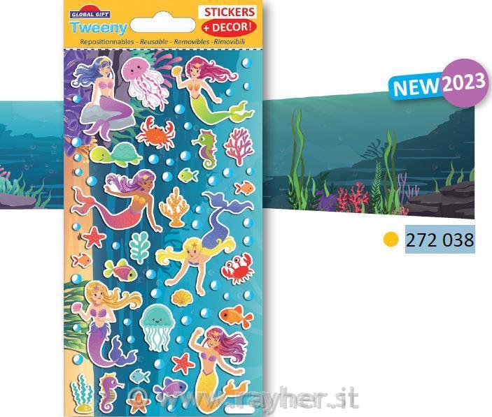 Stickers Tweeny, 9 x 17,5 cm