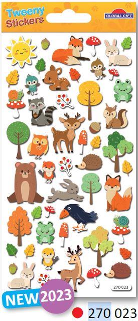 Adesivi Tweeny, 9 x 17.5 cm, Bosco