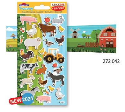 Stickers Tweeny, 9 x 17,5 cm