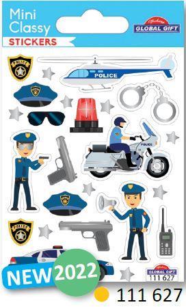 ADESIVI SB7 7.5X10CM, Polizia