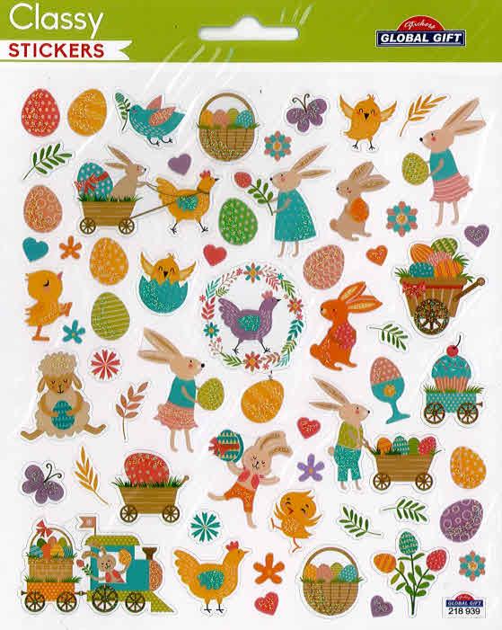 ADESIVI SB15 15X17CM, Pasqua