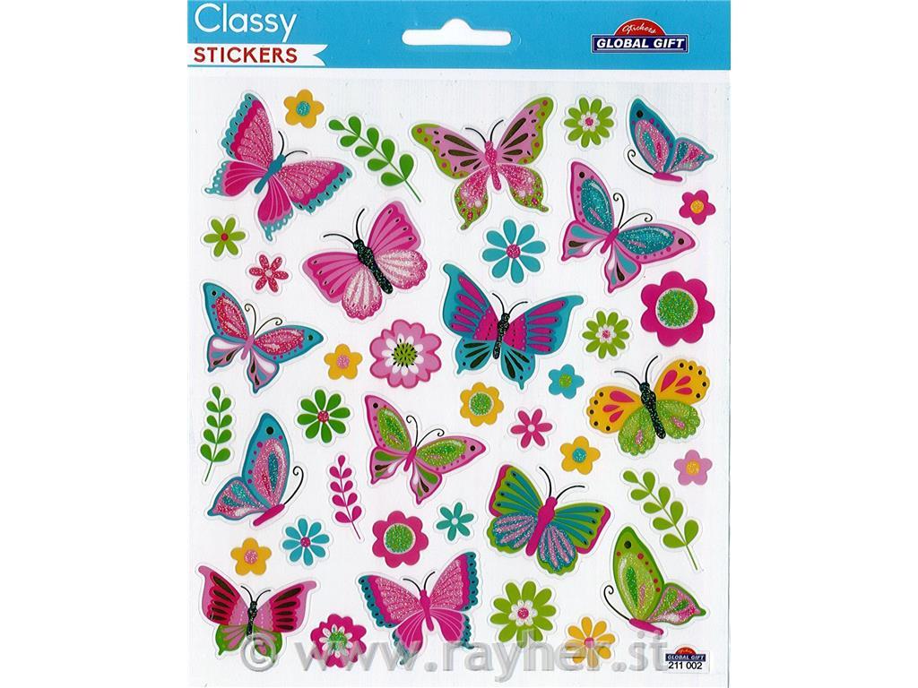 NALEPKE SB15 15X17CM 210100, METULJI