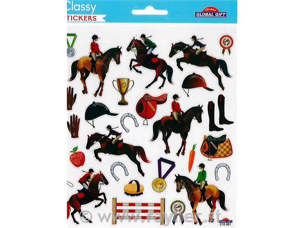 Adesivi SB15 15x17cm, Cavalli