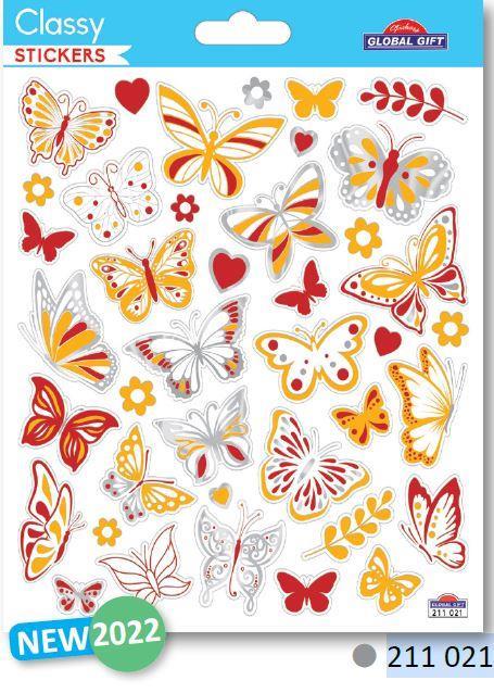 NALEPKE SB15 15X17CM 211021, METULJI