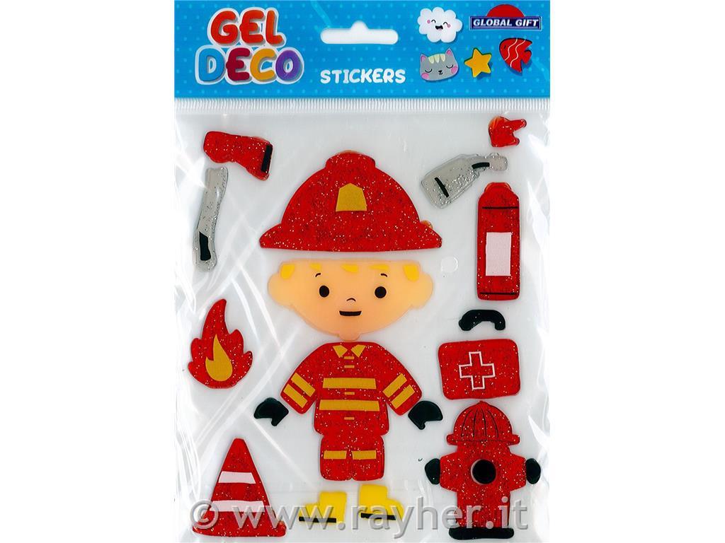 Nalepke Gel, 15x17cm 320513, Gasilec