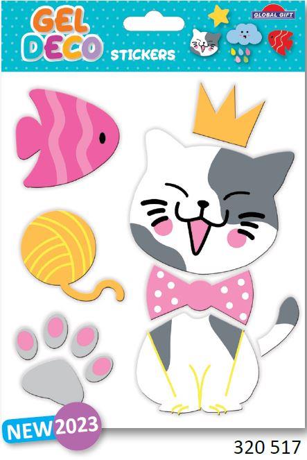 Nalepke Gel, 15x17cm 320517, Mucka