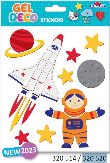 Adesivi GelDeco, 320516, Spazio