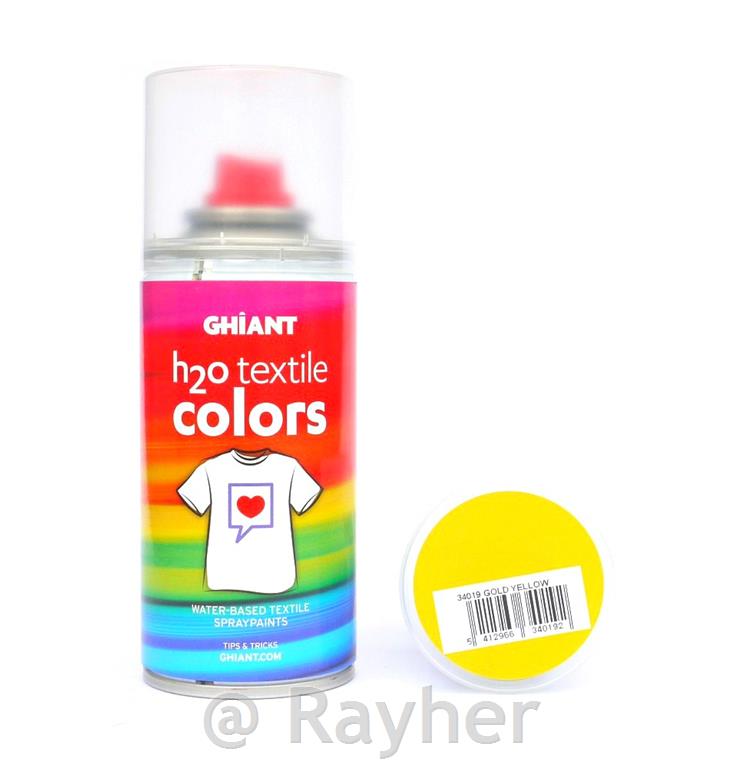 GHIANT H2O sprej za tekstil 150 ml zlato rumen