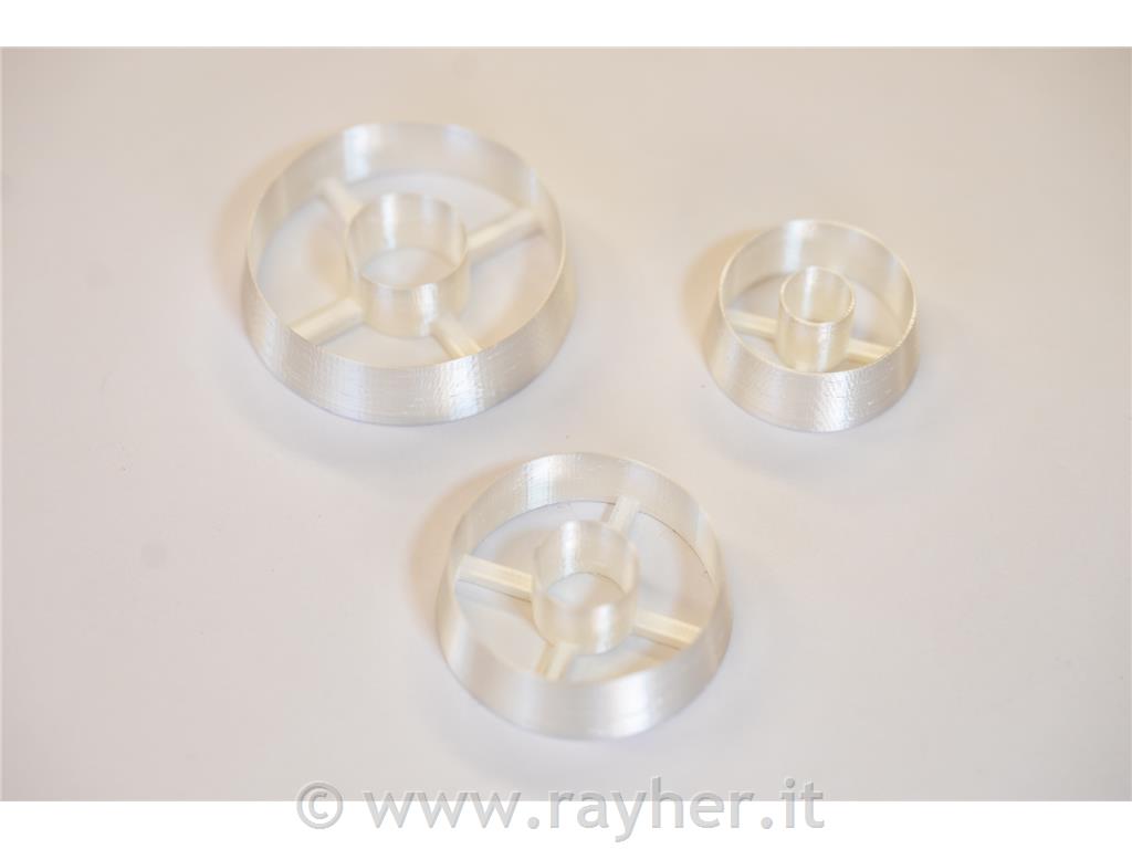 Stampi donut 30-50 mm set 3