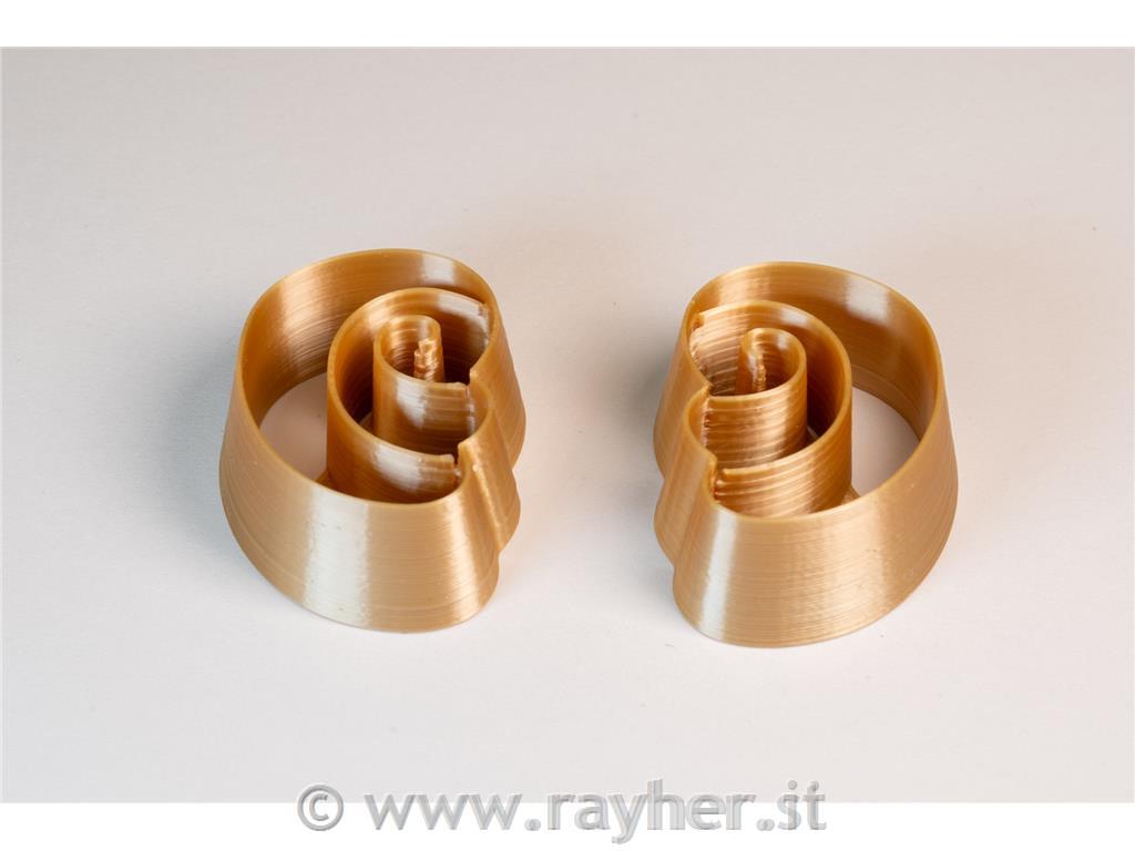 Izsekovalci fosil L+D 20x25 mm set 2