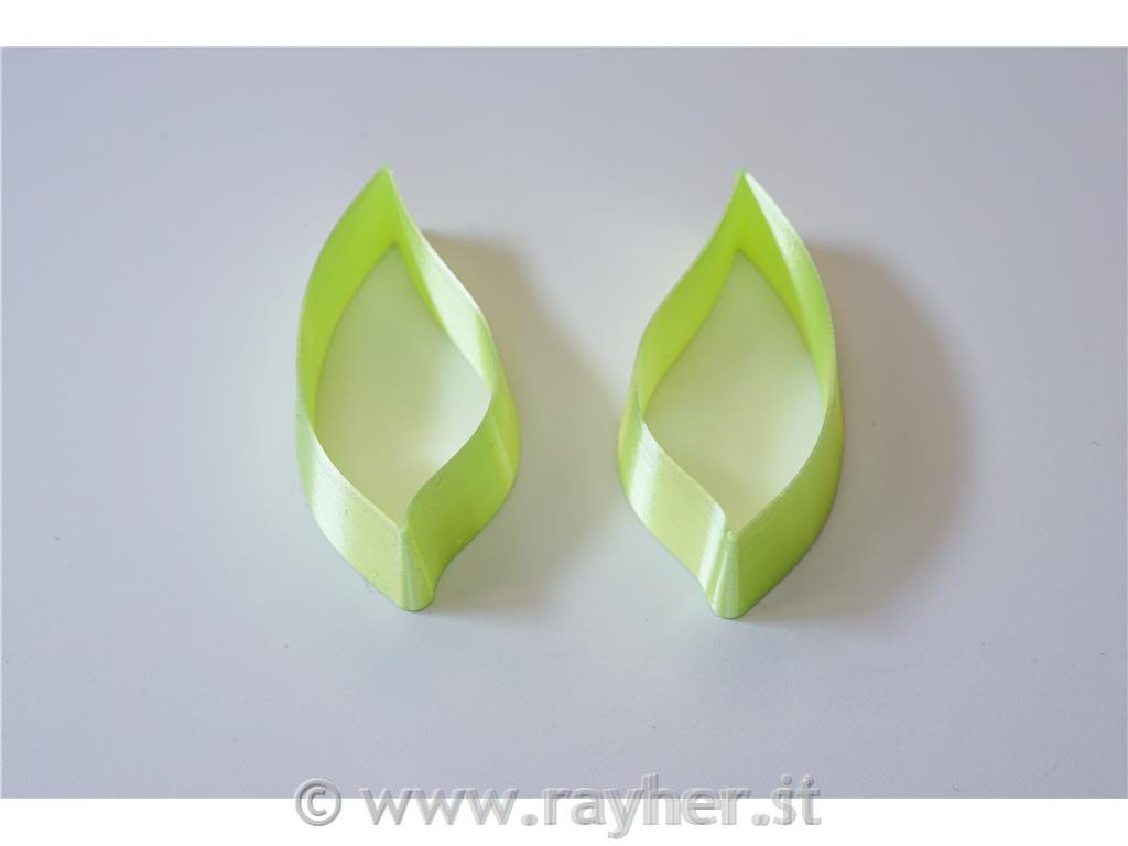 Izsekovalci asimetrični list, 40 mm