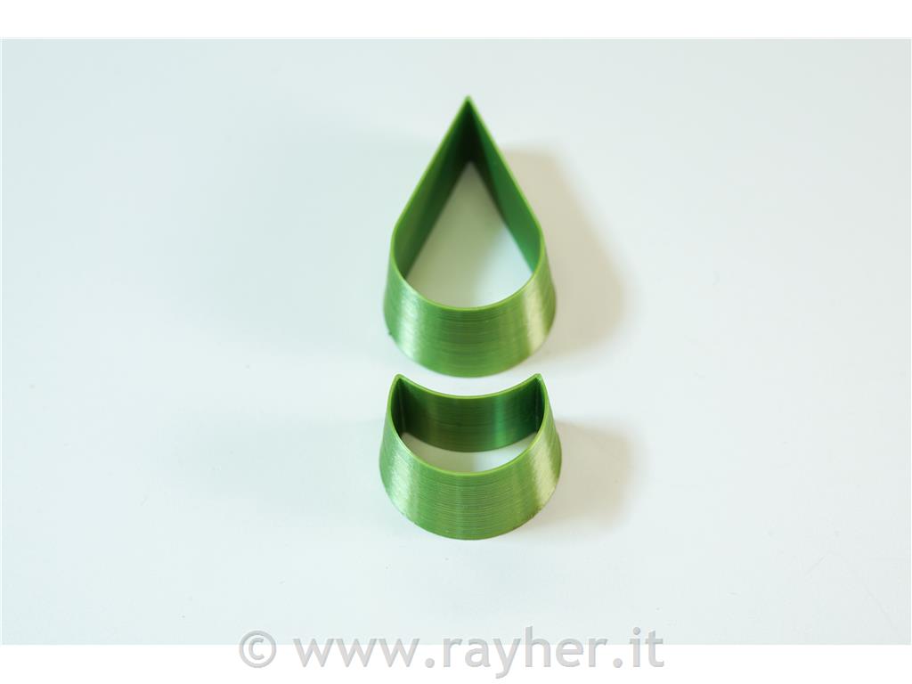 Stampi Tear drop and Moon 30 mm