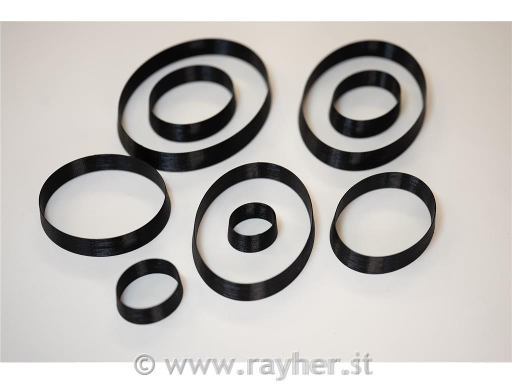 Izsekovalci ovali 20-76mm set 9