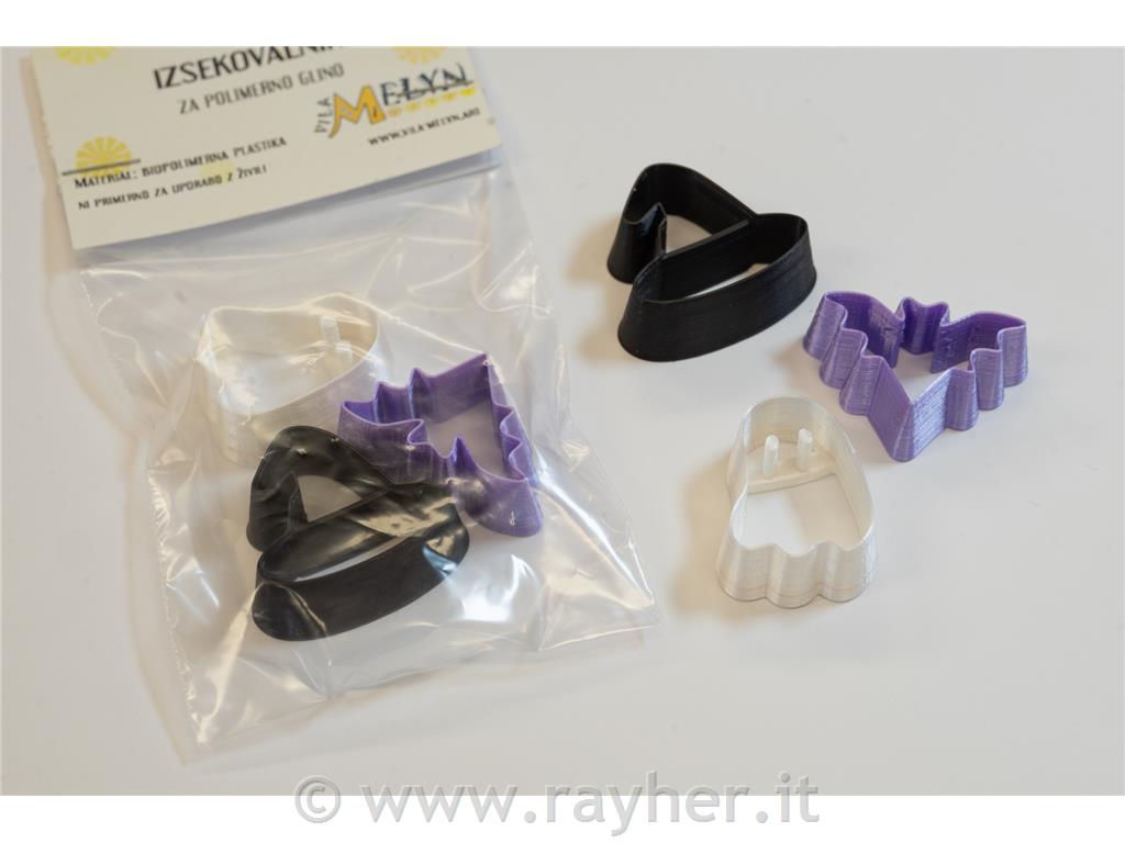 Izsekovalci Halloween cca 30 mm set 3