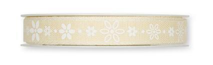 TRAK Z ROŽICAMI, KREM, 1M, 15MM