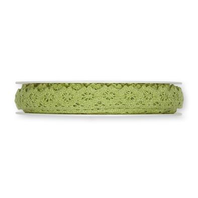 PIZZO DI COTONE, VERDE, 1M, 13MM