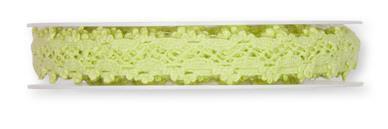 PIZZO ALL'UNCINETTO COTONE, VERDE, 1M, 1