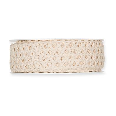 Crochet lace, cotton, 28 mm