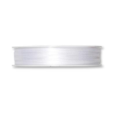 NASTRO DI RASO BIANCO, 3MM, 1M