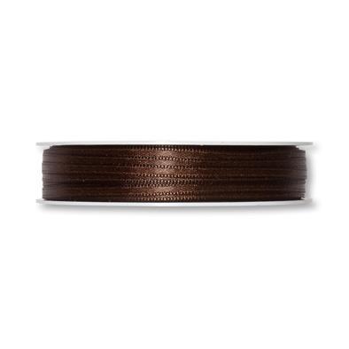 NASTRO DI RASO MARRONE, 3MM, 1M