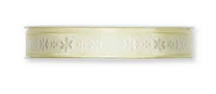 NASTRO CON FIORI. 015MM, CREMA, 1M