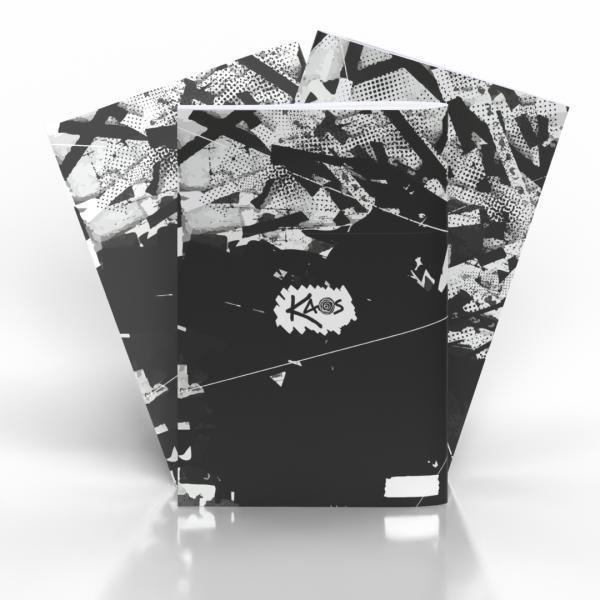 Zvezek KAOS črtni, 80-listni, 1 kos