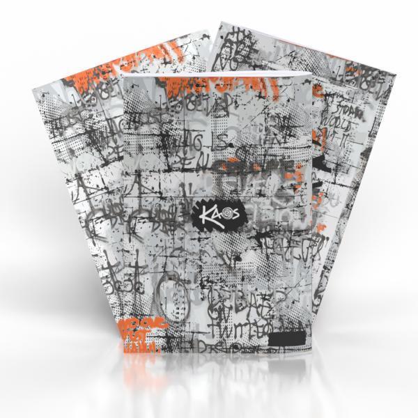 Zvezek KAOS črtni, 80-listni, 1 kos