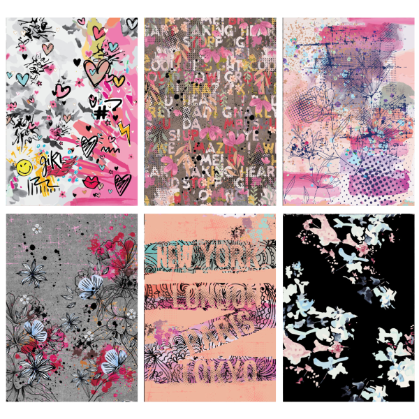 Zvezek KAOS mali karo (5x5mm), 52-listni