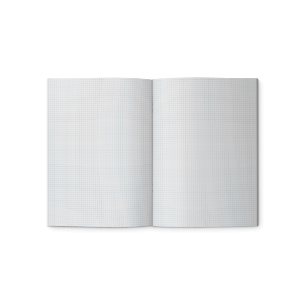 Zvezek KAOS mali karo (5x5mm), 52-listni