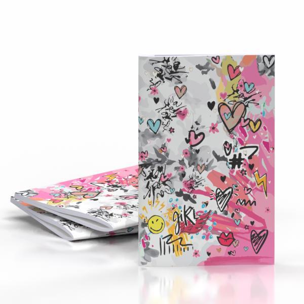 Zvezek KAOS mali karo (5x5mm), 52-listni