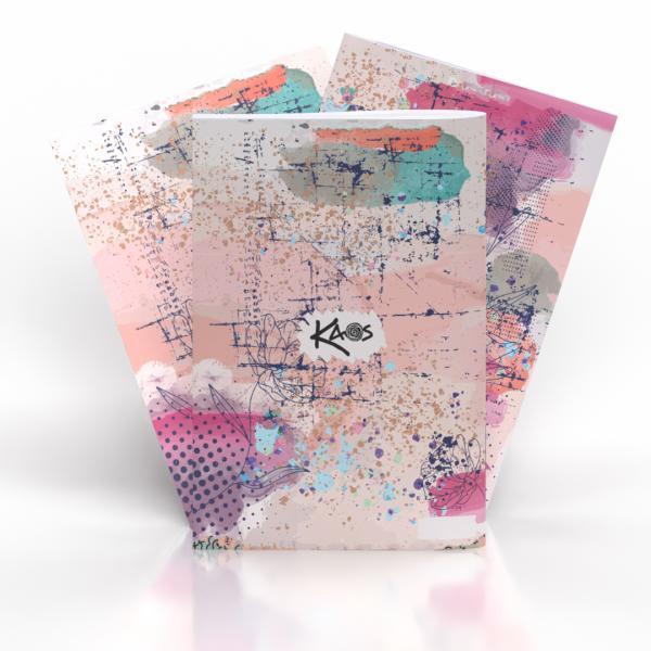 Zvezek KAOS mali karo (5x5mm), 52-listni