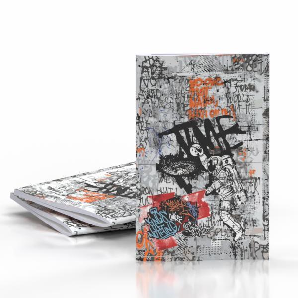 Zvezek KAOS mali karo (5x5mm), 52-listni